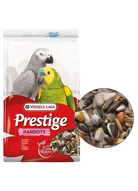 Корм для великих папуг Versele-Laga Prestige Parrots зернова суміш 1 кг - Фото 1 Корм для великих папуг Versele-Laga Prestige Parrots зернова суміш 1 кг - зображення 1