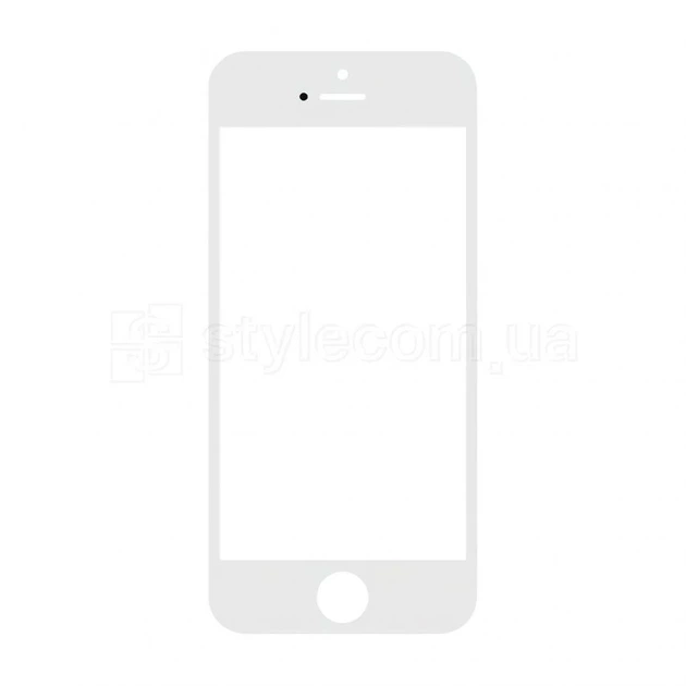 Стекло для переклеивания Apple iPhone 5 с рамкой без OCA-пленки Белое Original Quality - Фото 1 Стекло для переклеивания Apple iPhone 5 с рамкой без OCA-пленки Белое Original Quality - изображение 1