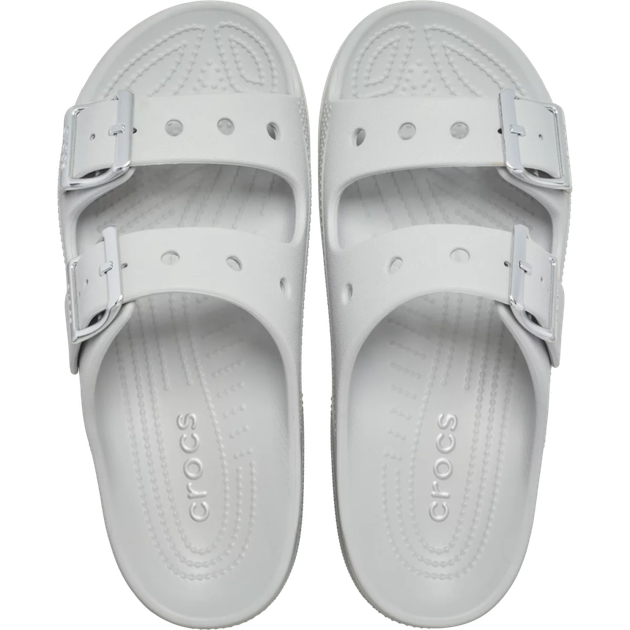 Жіночі крокси сандалі Crocs Saturday Metallic Buckle Sandal Atmosphere White (36-37, білий) - Фото 4 Жіночі крокси сандалі Crocs Saturday Metallic Buckle Sandal Atmosphere White (36-37, білий) - изображение 4