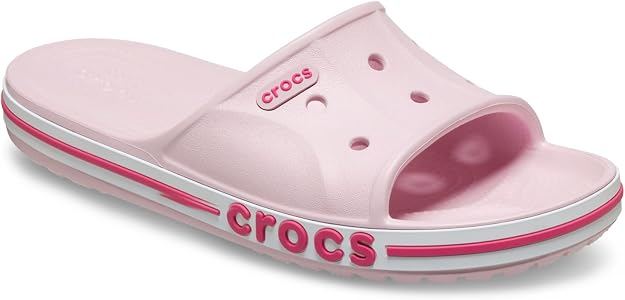 Жіночі крокси шльопанці Crocs Bayaband Slide Pink (37-38, рожевий) - Фото 2 Жіночі крокси шльопанці Crocs Bayaband Slide Pink (37-38, рожевий) - изображение 2