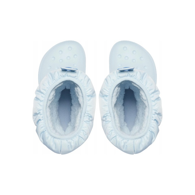 Дитячі крокси чоботи для дівчинки Crocs Neo Puff Boot Light Blue (37-38, блакитні) - Фото 4 Дитячі крокси чоботи для дівчинки Crocs Neo Puff Boot Light Blue (37-38, блакитні) - изображение 4