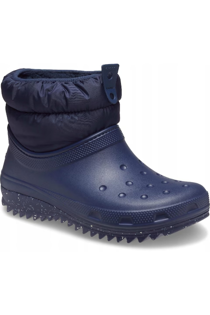Дитячі крокси чоботи для дівчинки Crocs Classic Neo Puff Shorty Boot Blue (34-35, синій) - зображення 2