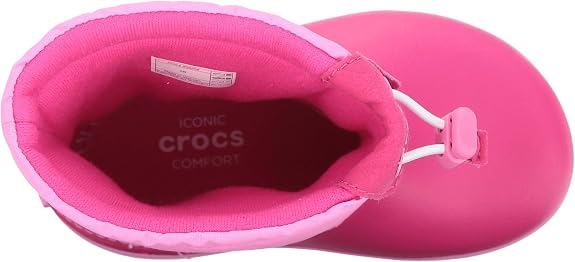 Дитячі крокси чоботи для дівчинки Crocs Crocband LodgePoint Winter Boot Pink (38-39, рожевий) - Фото 3 Дитячі крокси чоботи для дівчинки Crocs Crocband LodgePoint Winter Boot Pink (38-39, рожевий) - изображение 3
