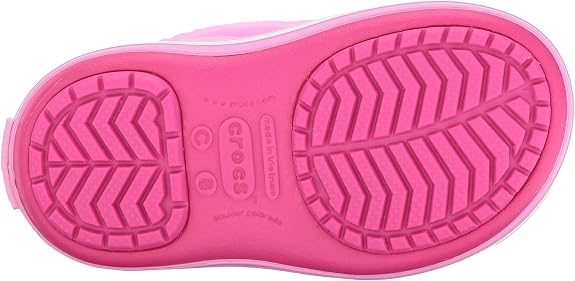 Дитячі крокси чоботи для дівчинки Crocs Crocband LodgePoint Winter Boot Pink (37-38, рожевий) - изображение 4