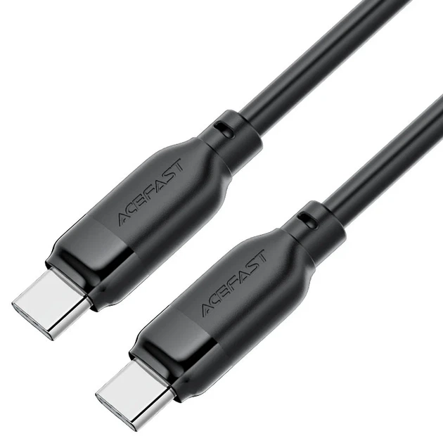 Кабель зарядки ACEFAST C16-03 Type-C 60W TPE 1.2 м черный - Фото 2 Кабель зарядки ACEFAST C16-03 Type-C 60W TPE 1.2 м черный - изображение 2