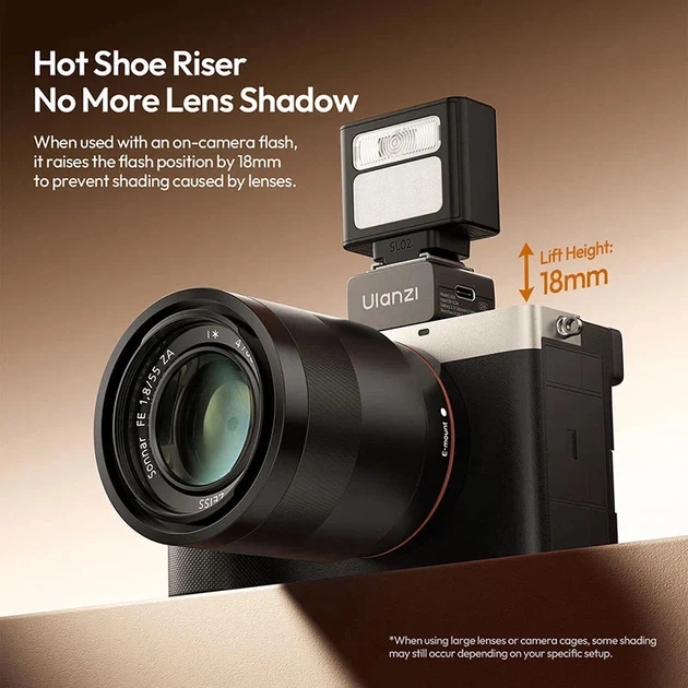 Адаптер беспроводной Ulanzi LA10 Mini Flash Trigger 2-в-1 пластик черный - изображение 8