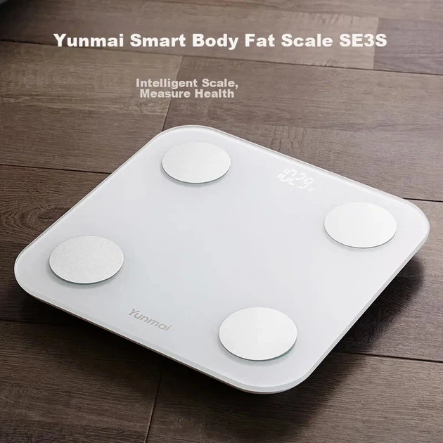 Весы напольные Xiaomi Yunmai SE3S электронные смарт Wi-Fi пластик + стекло 30x30 см - изображение 3