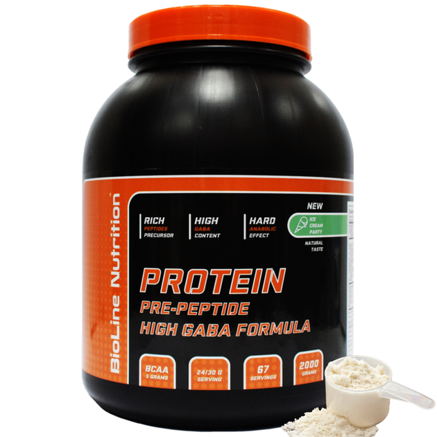 Протеїн для сушки та рельєфу BioLine Nutrition 80% Морозиво Банка 2кг - Фото 1 Протеїн для сушки та рельєфу BioLine Nutrition 80% Морозиво Банка 2кг - зображення 1