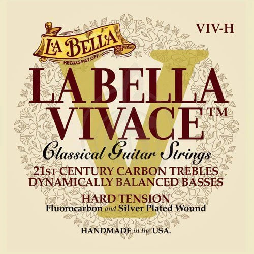 Струны для классической гитары La Bella VIVH Hard Tension, 24-44 - Фото 1 Струны для классической гитары La Bella VIVH Hard Tension, 24-44 - изображение 1