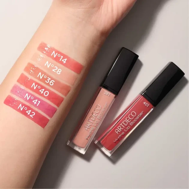 Блеск для губ с эффектом увеличения Artdeco Hydra Lip Booster 28 - Mauve 6 мл - Фото 2 Блеск для губ с эффектом увеличения Artdeco Hydra Lip Booster 28 - Mauve 6 мл - изображение 2