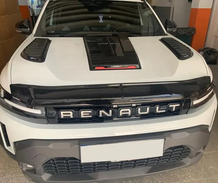 Накладка на капот ABS пластик для Dacia Duster 2024- гг - изображение 3