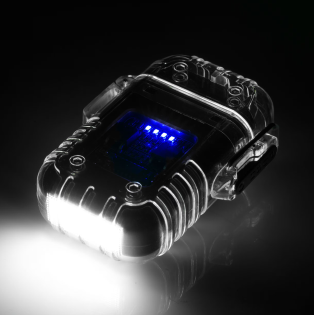 Тактична Плазмова Запальничка Badger USB (BO-PF50L) Ліхтарик з Трьома Режимами Освітлення - зображення 2