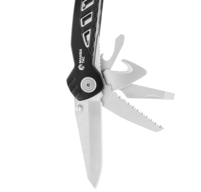 Мультитул Mamba Tac Axe Clever 11 в 1 Чорний MBT-CVR - Фото 5 Мультитул Mamba Tac Axe Clever 11 в 1 Чорний MBT-CVR - зображення 5