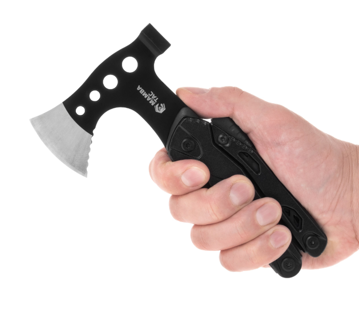 Мультитул Молоток Сокира Mamba Tac Axe Pincher 14 в 1 Черный MBT-PNC - изображение 2