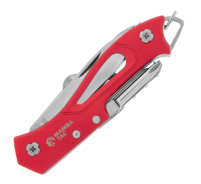 Мультитул Mamba Tac Axe Handy Knife 12 в 1 Красный MBK-HND-RD - изображение 8