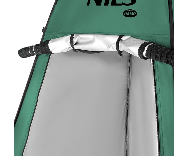 Быстросборная Душевая Кабина для Кемпинга Гардеробная Nils Camp 190 х 120 х120см NC1706 Зеленый - изображение 5