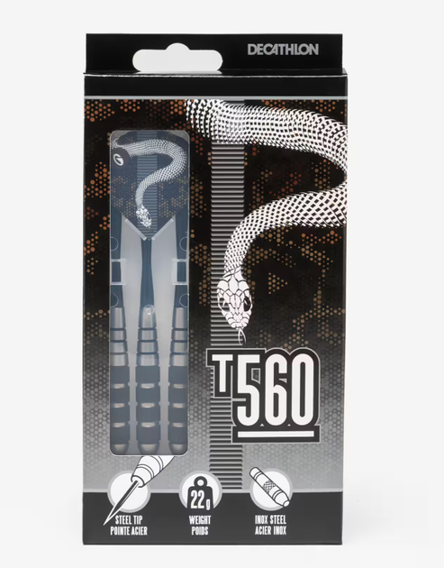 Дротики для Дартса CANAVERAL T560 3шт зі Сталевими Наконечниками Змія - зображення 4