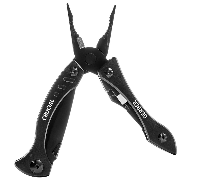 Мультитул Gerber Crucial Black 8 Інструментів 31-001518 - Фото 2 Мультитул Gerber Crucial Black 8 Інструментів 31-001518 - зображення 2