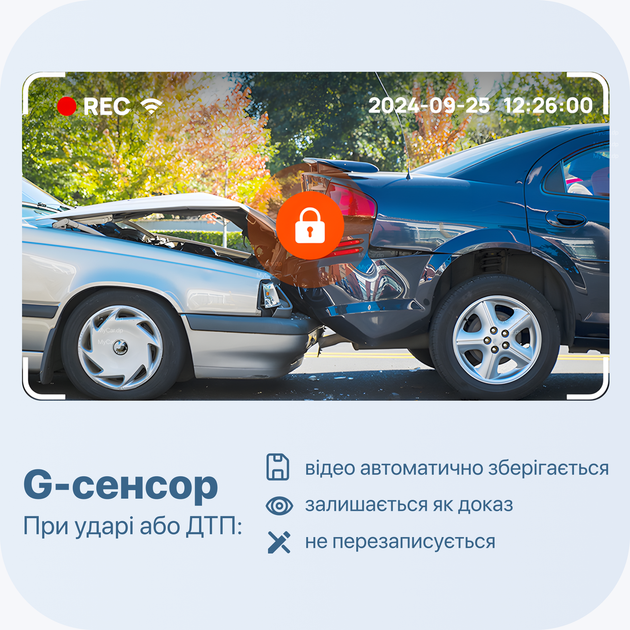 Відеореєстратор 70mai M310 Pro (Plus) 2K Wi-Fi 1440P 143° WDR нічне бачення паркувальний режим - зображення 8