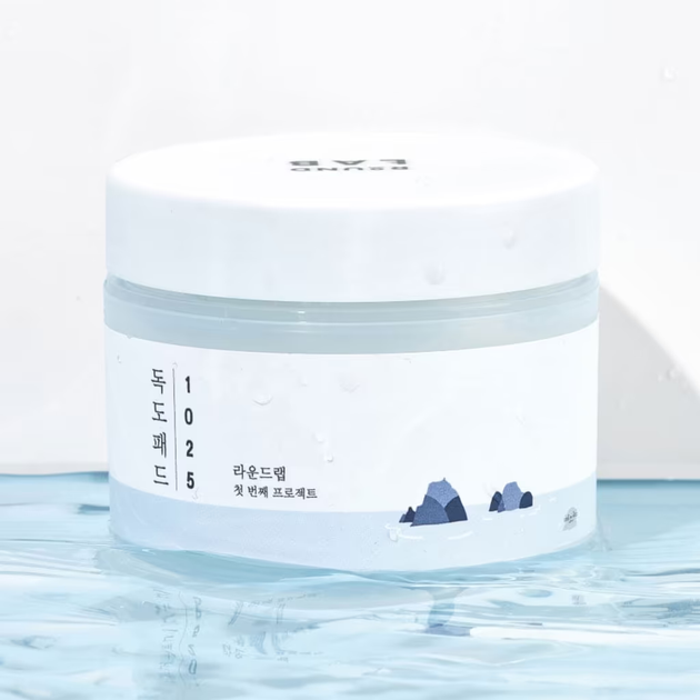 Заспокійливі тонер пади для обличчя Round Lab 1025 Dokdo Pad з морською водою, 70 шт 8809657129247 - Фото 2 Заспокійливі тонер пади для обличчя Round Lab 1025 Dokdo Pad з морською водою, 70 шт 8809657129247 - зображення 2