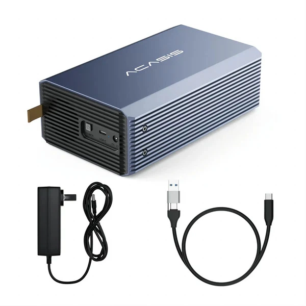 Корпус для внешнего накопителя ACASIS EC-7352 USB 3.0 с поддержкой RAID и емкостью до 60 ТБ (Синий) - изображение 12