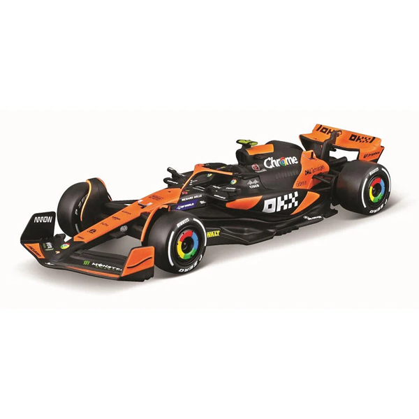 Automodel Bburago Race Mercedes Hauler + McLaren MCL38 1:43 38401 Czarno-pomarańczowy (4893993384013) - Zdjęcie 3 Automodel Bburago Race Mercedes Hauler + McLaren MCL38 1:43 38401 Czarno-pomarańczowy (4893993384013) - obraz 3