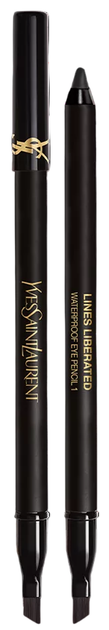 Олівець для очей Yves Saint Laurent Lines Liberated водостійкий 01 чорний 1.2 г (3614274173765) - Фото 1 Олівець для очей Yves Saint Laurent Lines Liberated водостійкий 01 чорний 1.2 г (3614274173765) - зображення 1