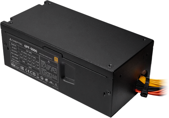 Блок живлення Chieftec Smart GPF 500W (GPF-500G) - Фото 2 Блок живлення Chieftec Smart GPF 500W (GPF-500G) - зображення 2