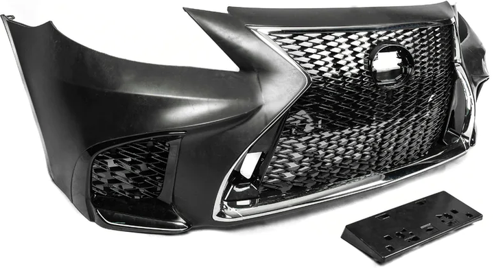 Передний бампер рестайлинг F-Sport для Lexus LS460 2007-2017 гг - изображение 4