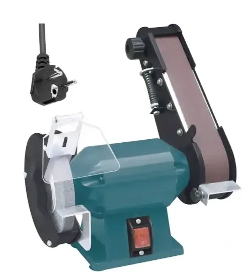 Заточний верстат Boxer BX402 1500 Вт 2980 об хв зі шліфувальним кругом 150 мм і стрічкою 50х686 мм для заточування та шліфування металу дерева пластику - зображення 9