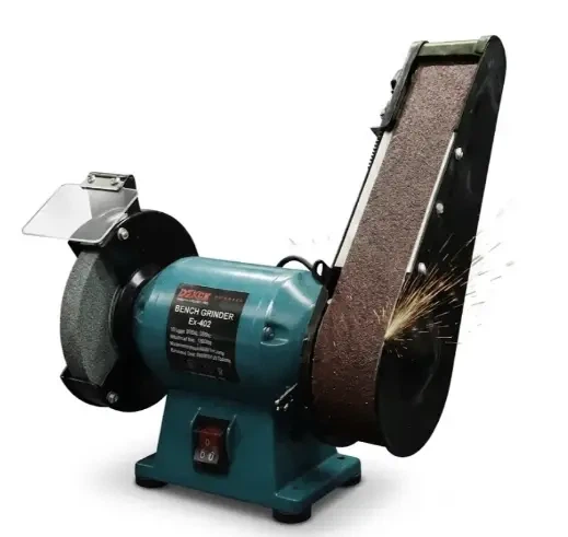 Заточний верстат Boxer BX402 1500 Вт 2980 об хв зі шліфувальним кругом 150 мм і стрічкою 50х686 мм для заточування та шліфування металу дерева пластику - зображення 12