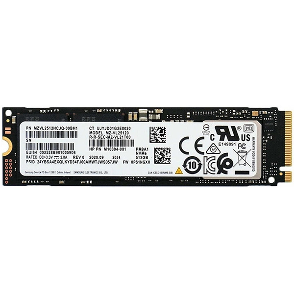 SSD накопичувач M.2 PCI-E 4.0 (2280) 512ГB Samsung PM9A1 (MZVL2512HCJQ-00B00) OEM - Фото 1 SSD накопичувач M.2 PCI-E 4.0 (2280) 512ГB Samsung PM9A1 (MZVL2512HCJQ-00B00) OEM - изображение 1