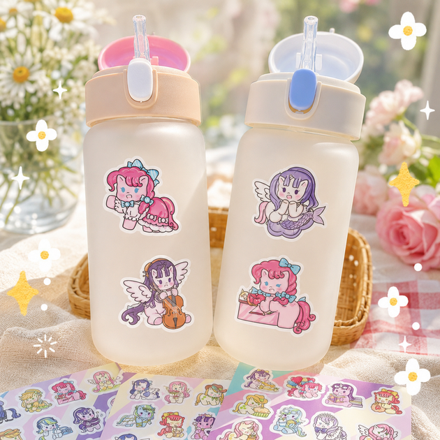 Стикеры My Little Pony Май Литл Пони 103 шт 3,5×3,5 см - Фото 4 Стикеры My Little Pony Май Литл Пони 103 шт 3,5×3,5 см - изображение 4