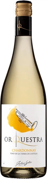 Вино Orquestra Chardonnay белое сухое 0,75л 12,5% - Фото 1 Вино Orquestra Chardonnay белое сухое 0,75л 12,5% - изображение 1