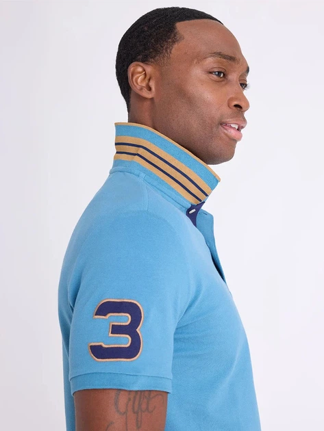 Поло довге чоловіче U.S. Polo Assn 11D258-EE00A (Sedona Blue) 2XL Блакитне (786662545546) - зображення 4
