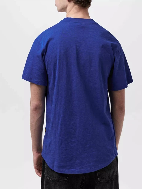 Футболка хлопковая длинная мужская G-Star Raw 59471818(Radar Blue) M Синяя с принтом (3001727229014) - изображение 2