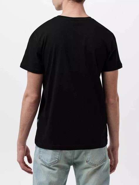 Футболка хлопковая длинная мужская G-Star Raw 59488003(Dk Black) M Черная с принтом (3001276054951) - Фото 2 Футболка хлопковая длинная мужская G-Star Raw 59488003(Dk Black) M Черная с принтом (3001276054951) - изображение 2