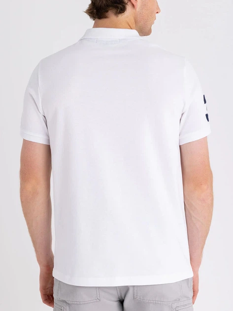 Поло довге чоловіче U.S. Polo Assn 11D935-3O00A (White) 2XL Біле (786662359723) - зображення 2
