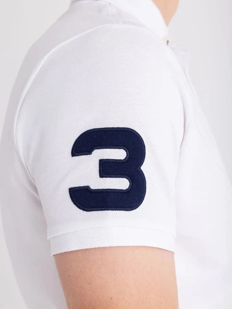 Поло довге чоловіче U.S. Polo Assn 11D935-3O00A (White) 2XL Біле (786662359723) - зображення 4