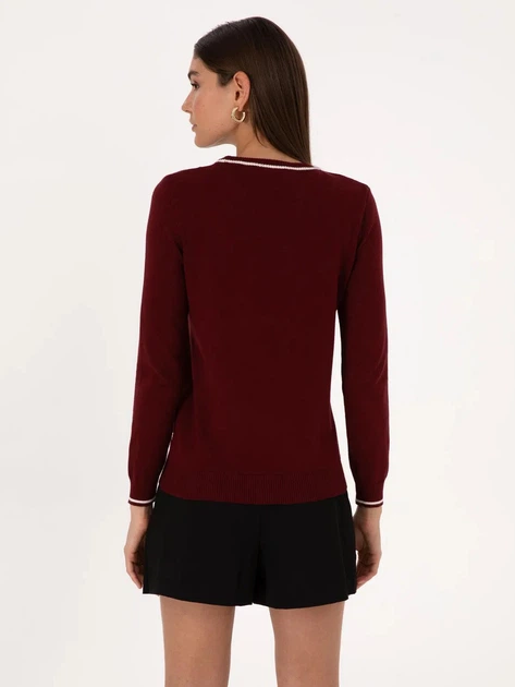 Джемпер женский Pierre Cardin G022SZ0TK-000-2337079(Vişne) L Вишневый (8683859308965) - изображение 2