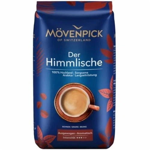 Кофе в зернах Movenpick Der Himmlische 100% арабика 510 г средней обжарки зерновой с кофеином немецкая ароматная мягкая карамельная для кофемашины дома - Фото 4 Кофе в зернах Movenpick Der Himmlische 100% арабика 510 г средней обжарки зерновой с кофеином немецкая ароматная мягкая карамельная для кофемашины дома - изображение 4