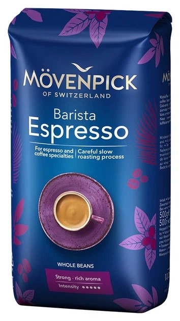 Кава в зернах Movenpick Barista Espresso 510 г арабіка робуста темного обсмаження зернова еспресо насичена міцна ароматна для автоматичних кавомашин - зображення 4