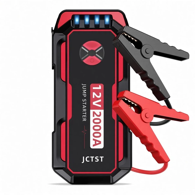 Пускозарядное устройство Бустер для авто JUMP STARTER JCTST JC-015 24800mAh, 2000A - изображение 2
