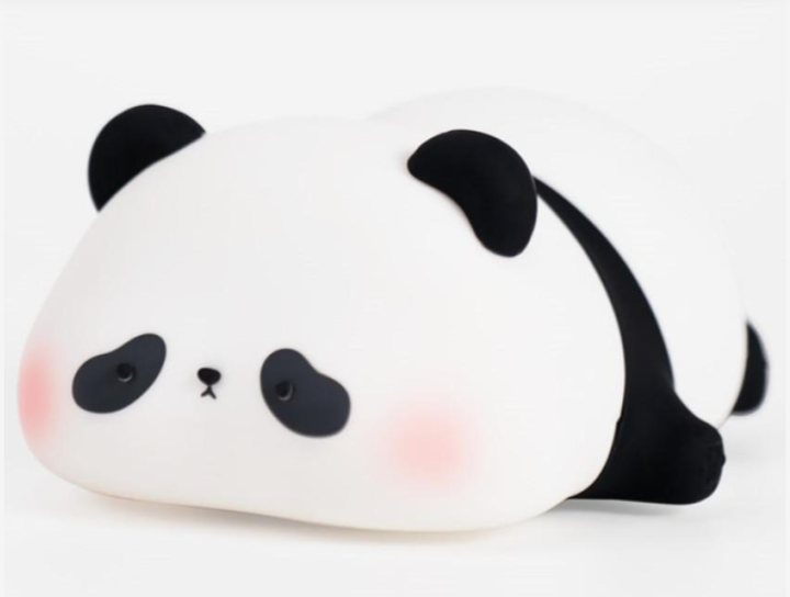 Дитячий нічник XO OZ10 Panda акумуляторний 1200 мАг, силіконовий LED світильник Панда з сенсорним керуванням та 3 режимами світла - зображення 4