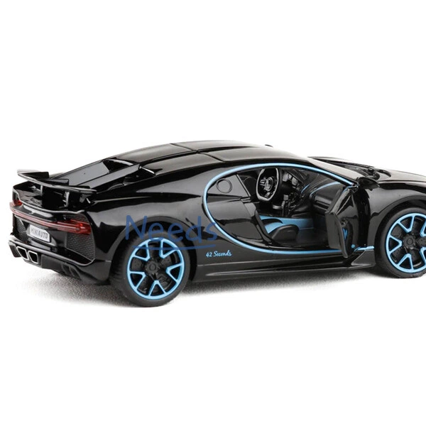 Машинка Bugatti Chiron игрушка моделька металлическая коллекционная 14 см Черный (3865986) - Фото 6 Машинка Bugatti Chiron игрушка моделька металлическая коллекционная 14 см Черный (3865986) - изображение 6