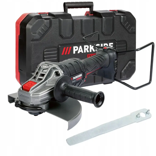 Аккумуляторная болгарка Parkside Performance PWSAP 40-Li A1 230 мм, 6000 об/мин, кейс, без АКБ и ЗУ - Фото 3 Аккумуляторная болгарка Parkside Performance PWSAP 40-Li A1 230 мм, 6000 об/мин, кейс, без АКБ и ЗУ - изображение 3