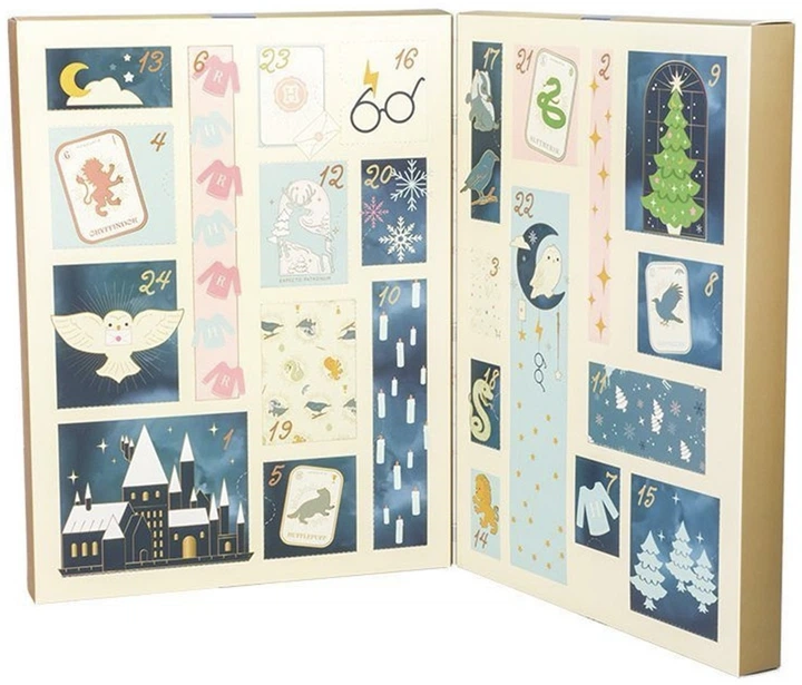 Новогодний адвент-календарь канцелярии Paladone Harry Potter Stationery Advent Calendar (PP14065HP) (5056577745580) - изображение 2