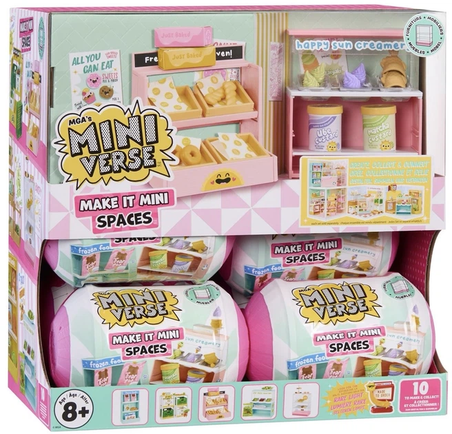 Набор мини-мебели MGA Miniverse Make It Mini Spaces Furniture Pack (547426) (35051547426) - Фото 4 Набор мини-мебели MGA Miniverse Make It Mini Spaces Furniture Pack (547426) (35051547426) - изображение 4