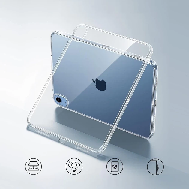 Чехол Tech-Protect FlexAir Hybrid для iPad 11 2025 11th Gen | 10.9 2022 10th Gen Clear (5906302368433) - изображение 7