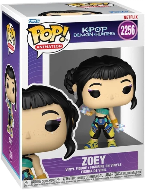 Фігурка Фанко Зої Мисливці на Демонів №2256 K-Pop Demon Hunters Zoey Funko 95267 - Фото 2 Фігурка Фанко Зої Мисливці на Демонів №2256 K-Pop Demon Hunters Zoey Funko 95267 - зображення 2